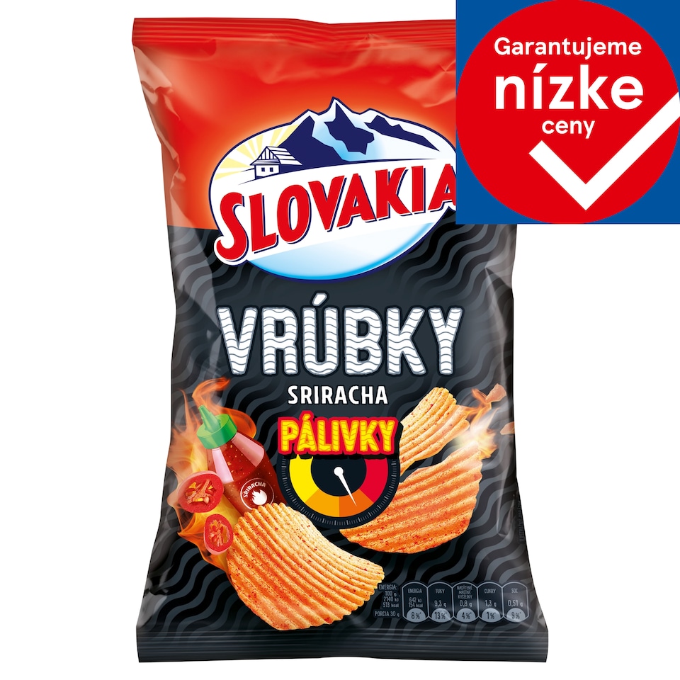 Slovakia Vrúbky pálivky sriracha 120 g