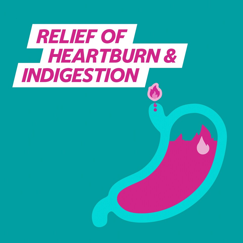 image 1 of Gaviscon Double Action Mint Oral Suspension for Heartburn & Indigestion 300ml