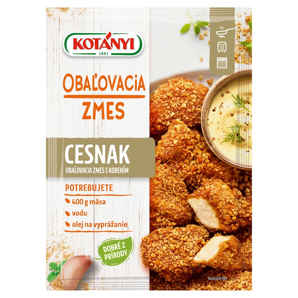 Kotányi Obaľovacia zmes cesnak 70 g
