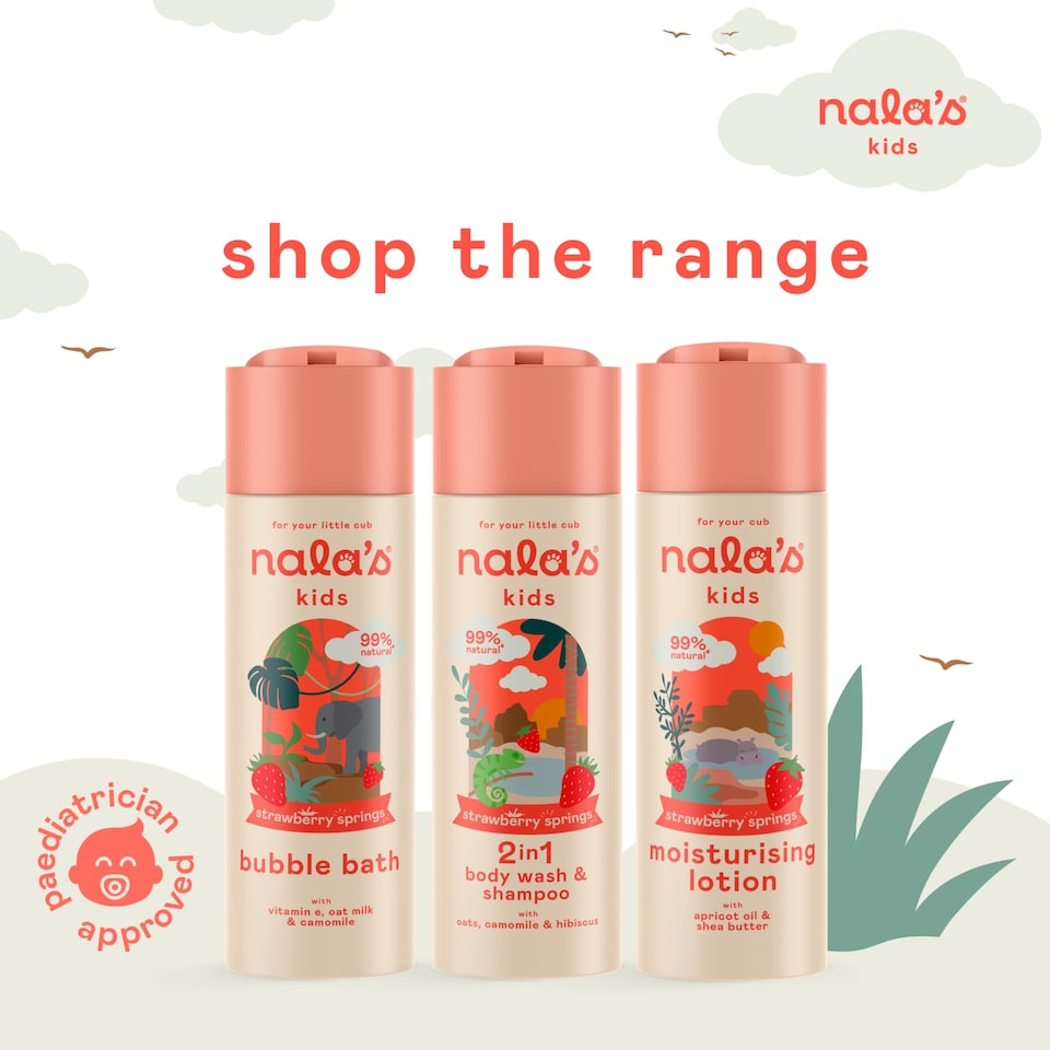 image 1 of Nala's Kids Body Lotion Strawberry Springs 200ml