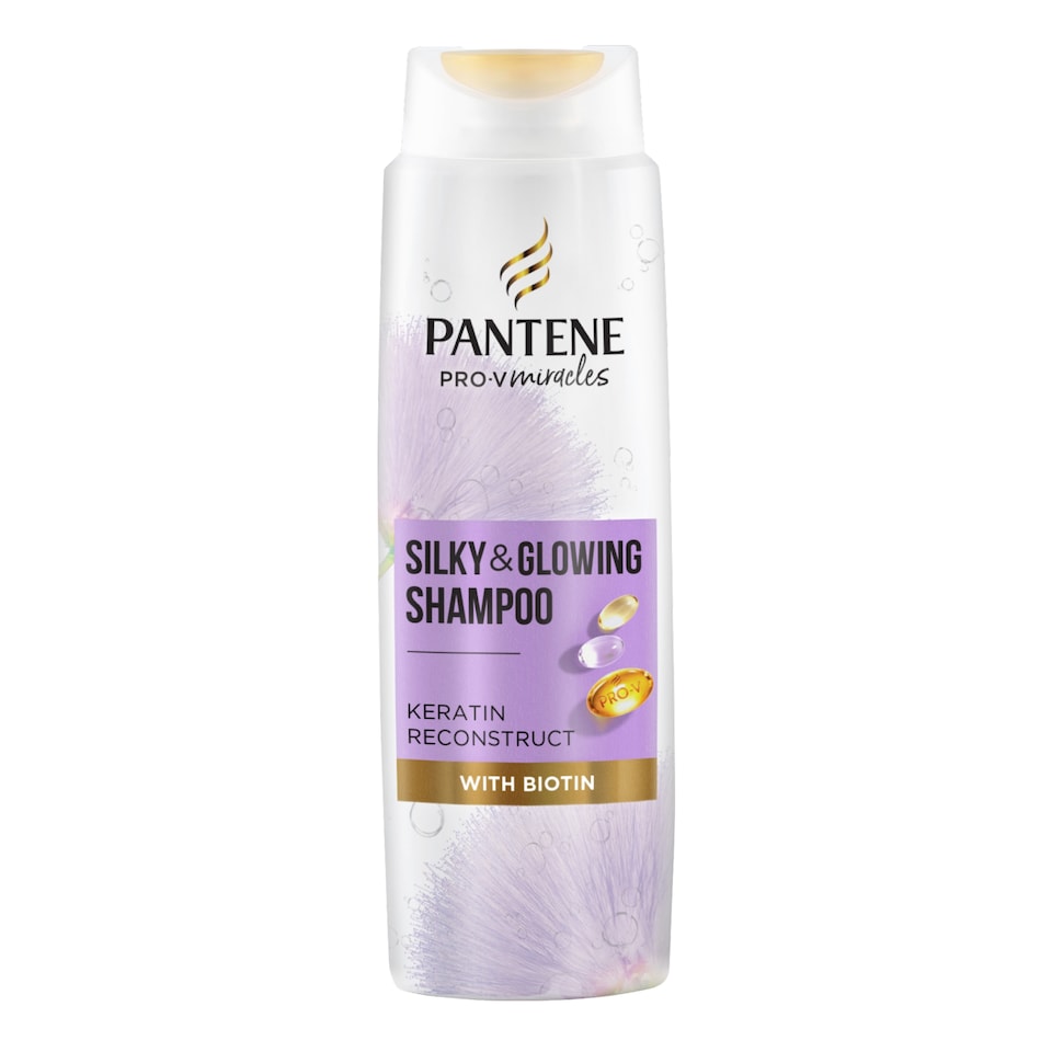 image 1 of Pantene Pro V Silky & Glowing Shampoo 400Ml