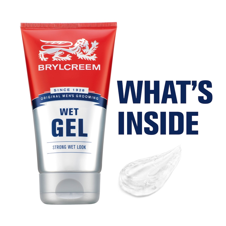 image 1 of Brylcreem Strong Wet Look Gel 150Ml