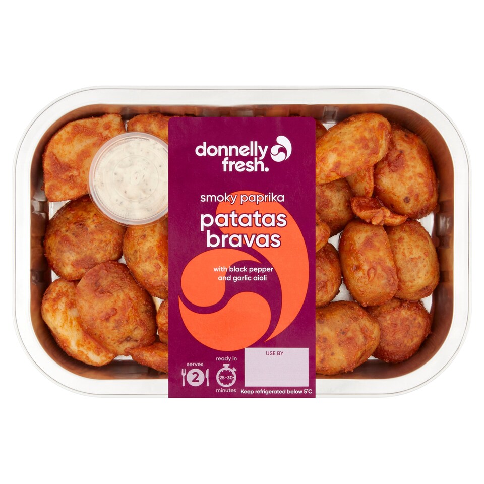 Donnelly Paprika Patatas Bravas And Garlic Aioli 420G Tesco Groceries