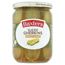 Baxters Crunchy & Tangy Sliced Gherkins 540G