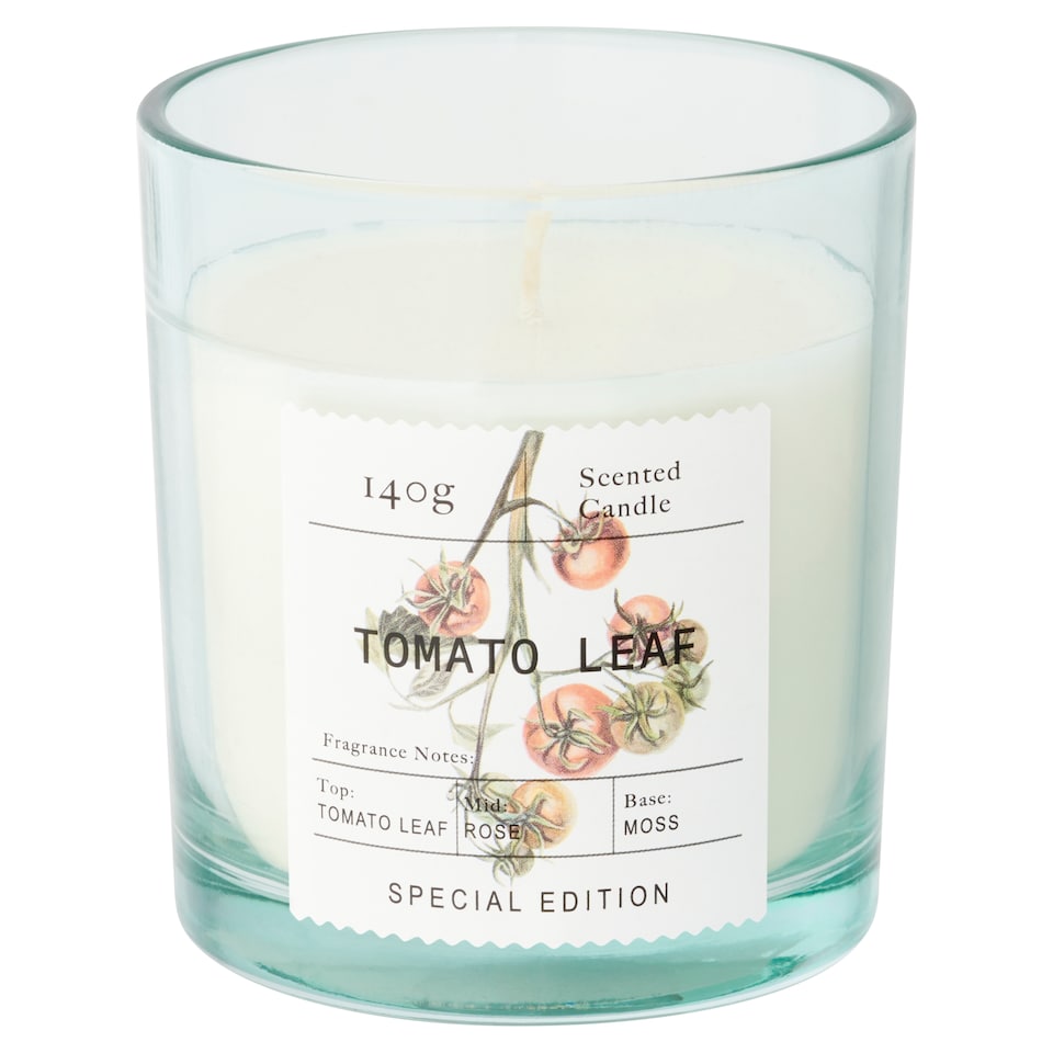 image 1 of Tesco Apothecary Tomato Leaf Candle 140G