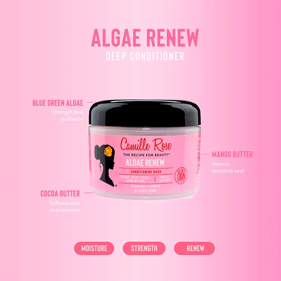 image 1 of Camille Rose Algae Renew Cocoa & Mango Butter Deep Conditioning Mask 240ml