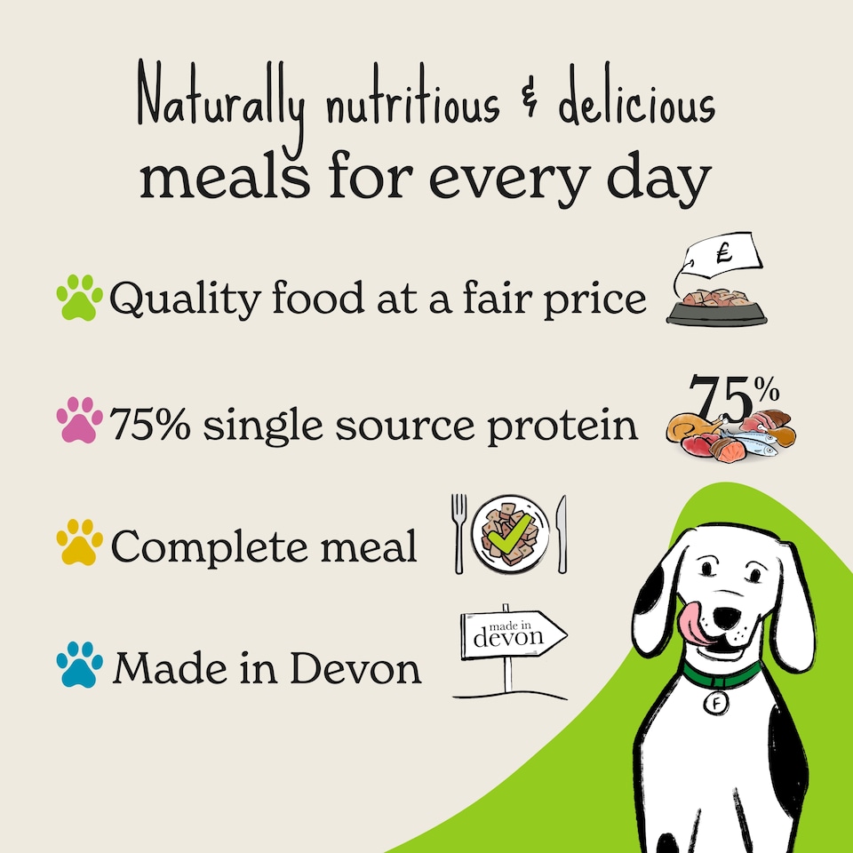 image 1 of Forthglade Grain Free Adult Turkey & Vegetable 395G