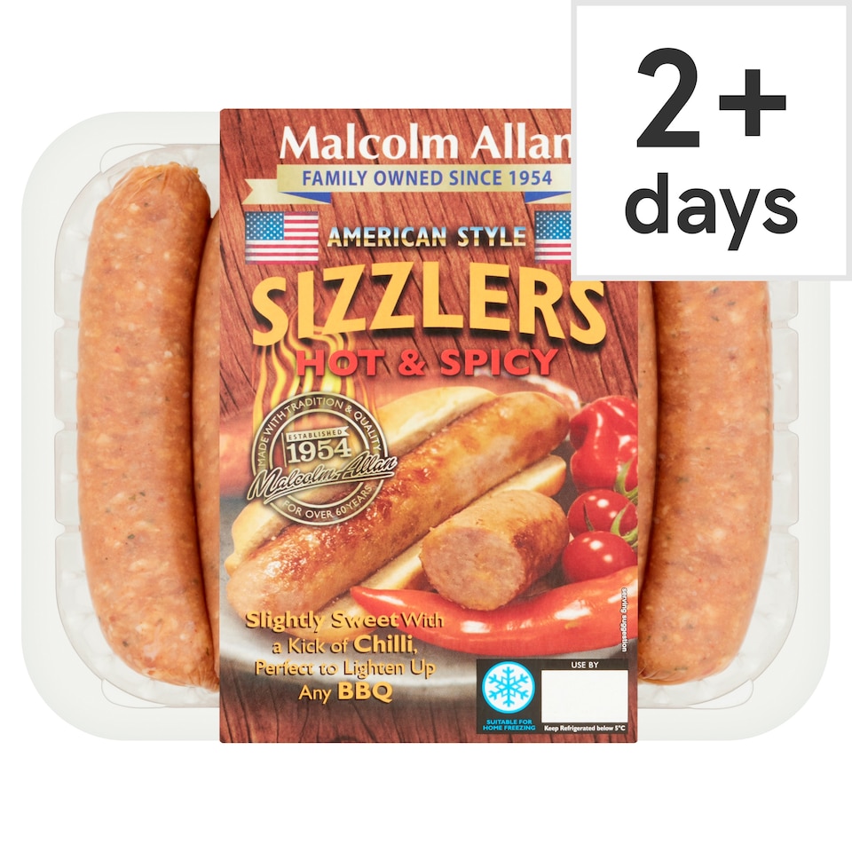 Malcolm Allan Hot & Spicy Sizzlers 500G