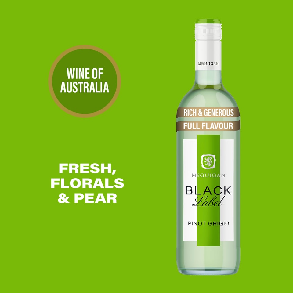 image 1 of Mcguigan Black Label Pinot Grigio75cl