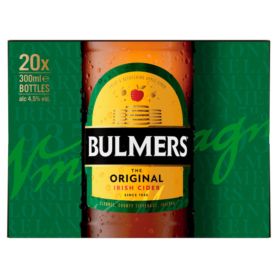 Bulmers Original Irish Cider 6X300ml