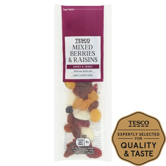 Tesco Mixed Berries 25G Tesco Groceries