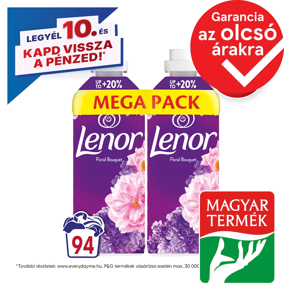 Lenor Textilöblítő 94 Mosáshoz, Floral Bouquet 1. kép
