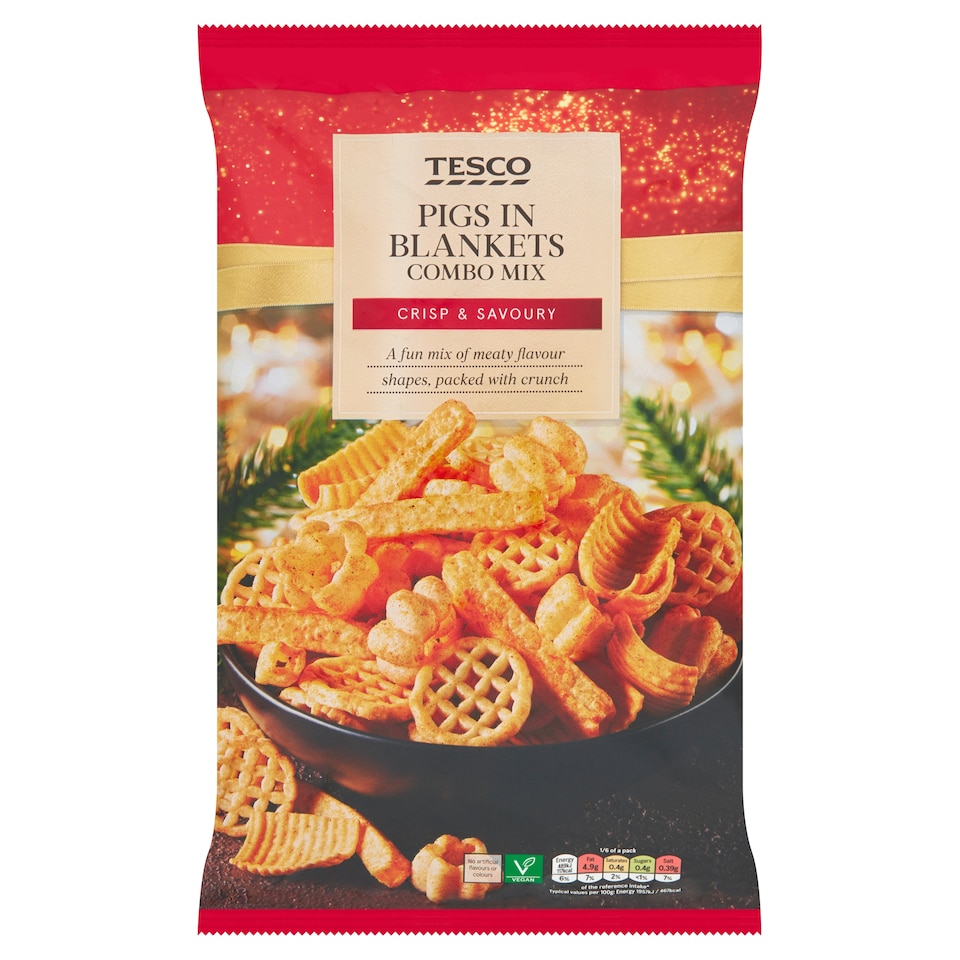 Tesco Pigs In Blankets Combo Mix 150G