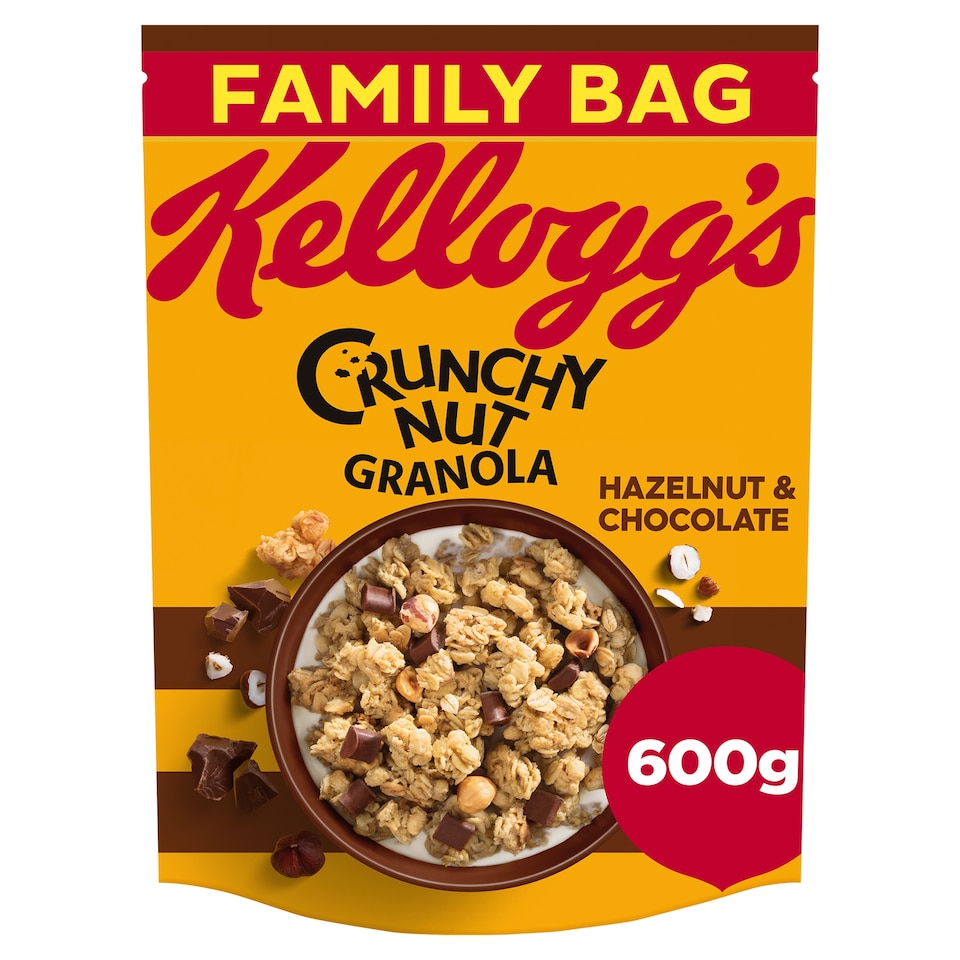 image 1 of Kellogg's Crunchy Nut Granola - Hazelnut & Chocolate 600g