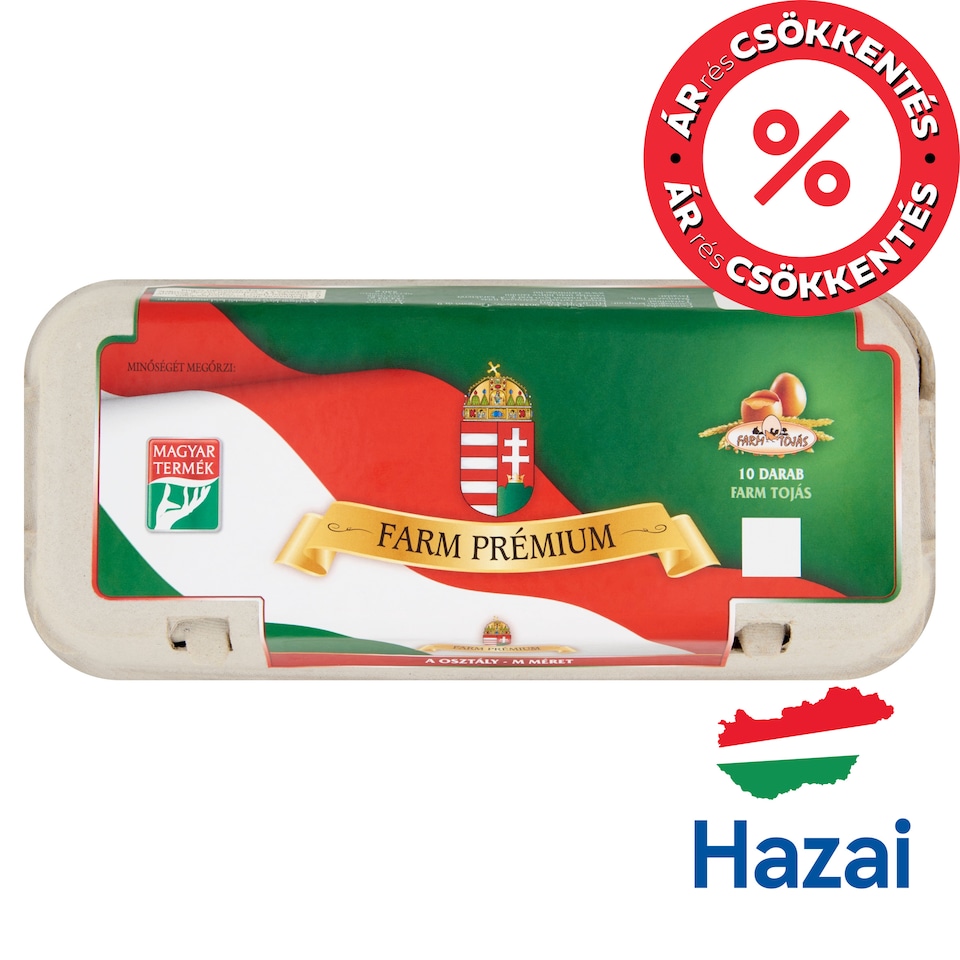 Farm Tojás Farm Prémium farm tojás M 10 db
