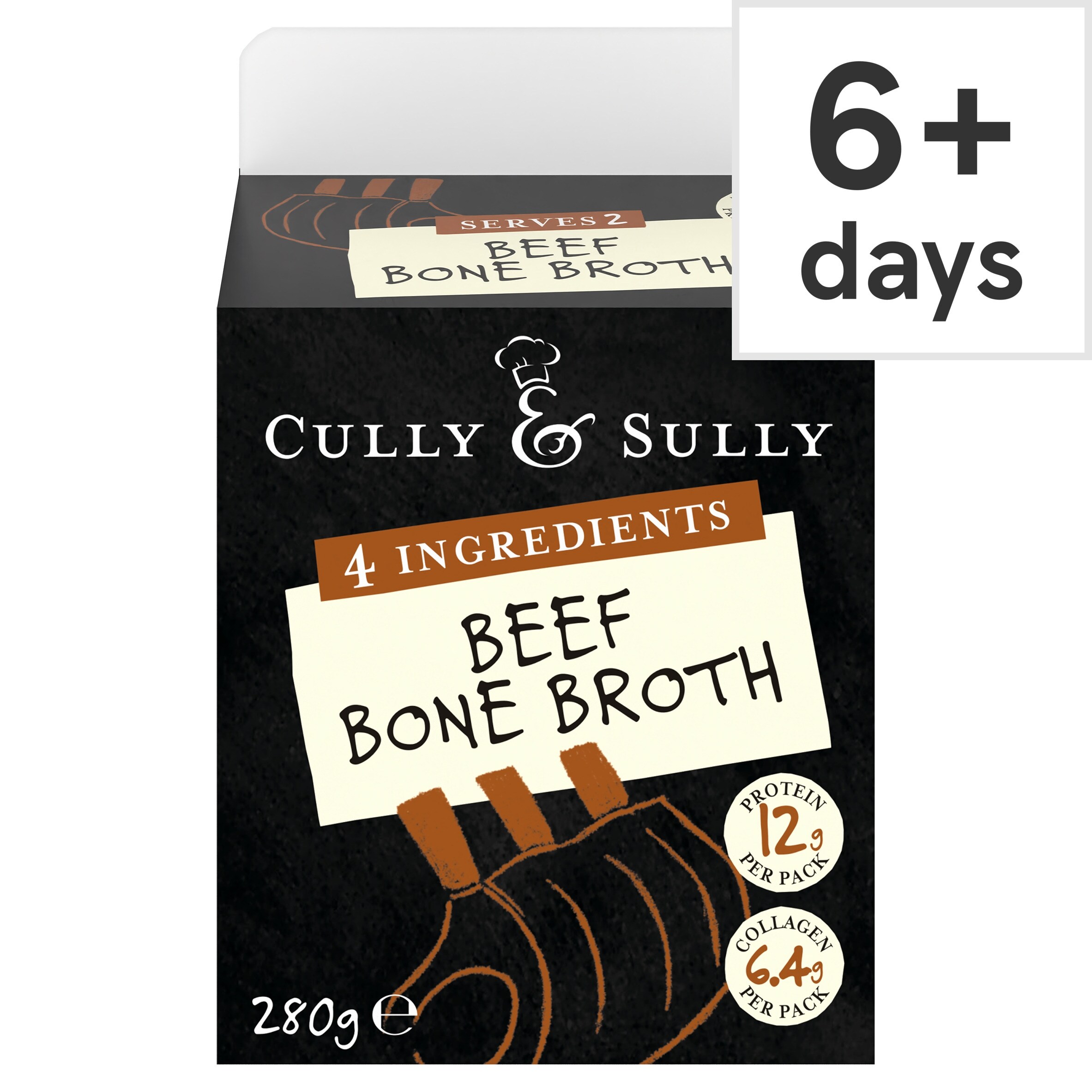 Cully & Sully 4 Ingredients Beef Bone Broth 280g