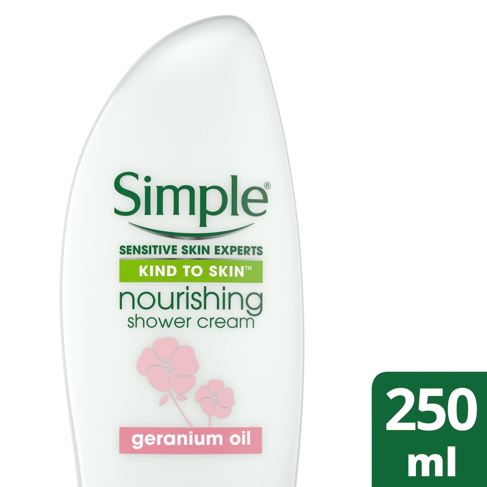 image 1 of Simple Kind To Skin Nourishing Shower Cream 250Ml
