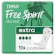 image 1 of Tesco Free Spirit Extra Pads 10 Pack