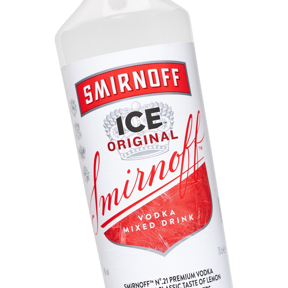 image 1 of Smirnoff Ice Vodka Mixed Drink Bottle 4% Vol 70cl