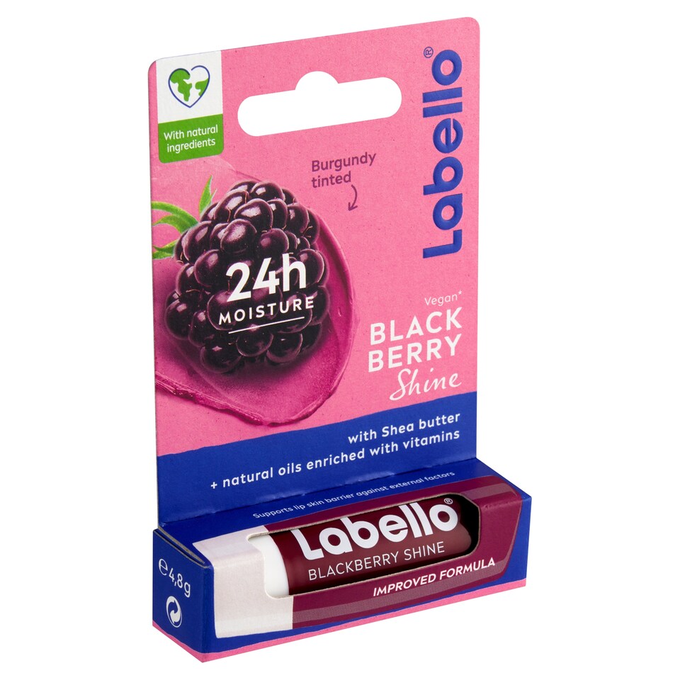 Obrázek 1 pro produkt Labello Blackberry Shine Pečující balzám na rty 4,8g