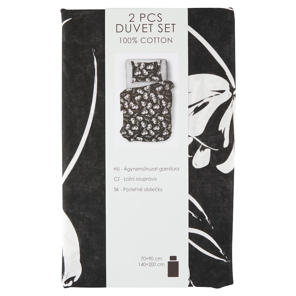Black & White posteľné obliečky 140 x 200 cm
