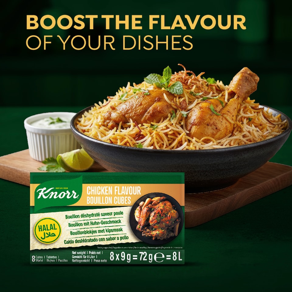 image 1 of Knorr CKN Bouillon Stock Cubes 8 Pk 72g
