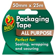 Duck Tape 50Mm X 25M Brown Packaging Tape