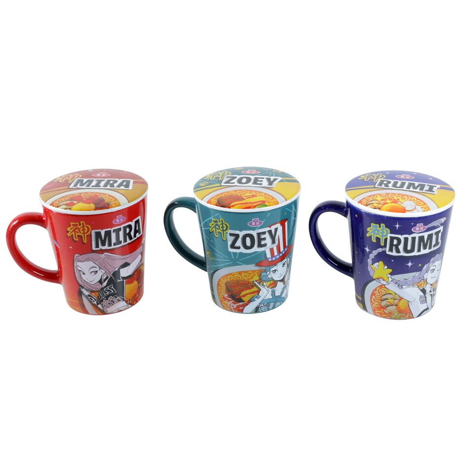image 1 of K-Pop Demon Hunters Ramyeon Ramen Noodle Mug Assortment