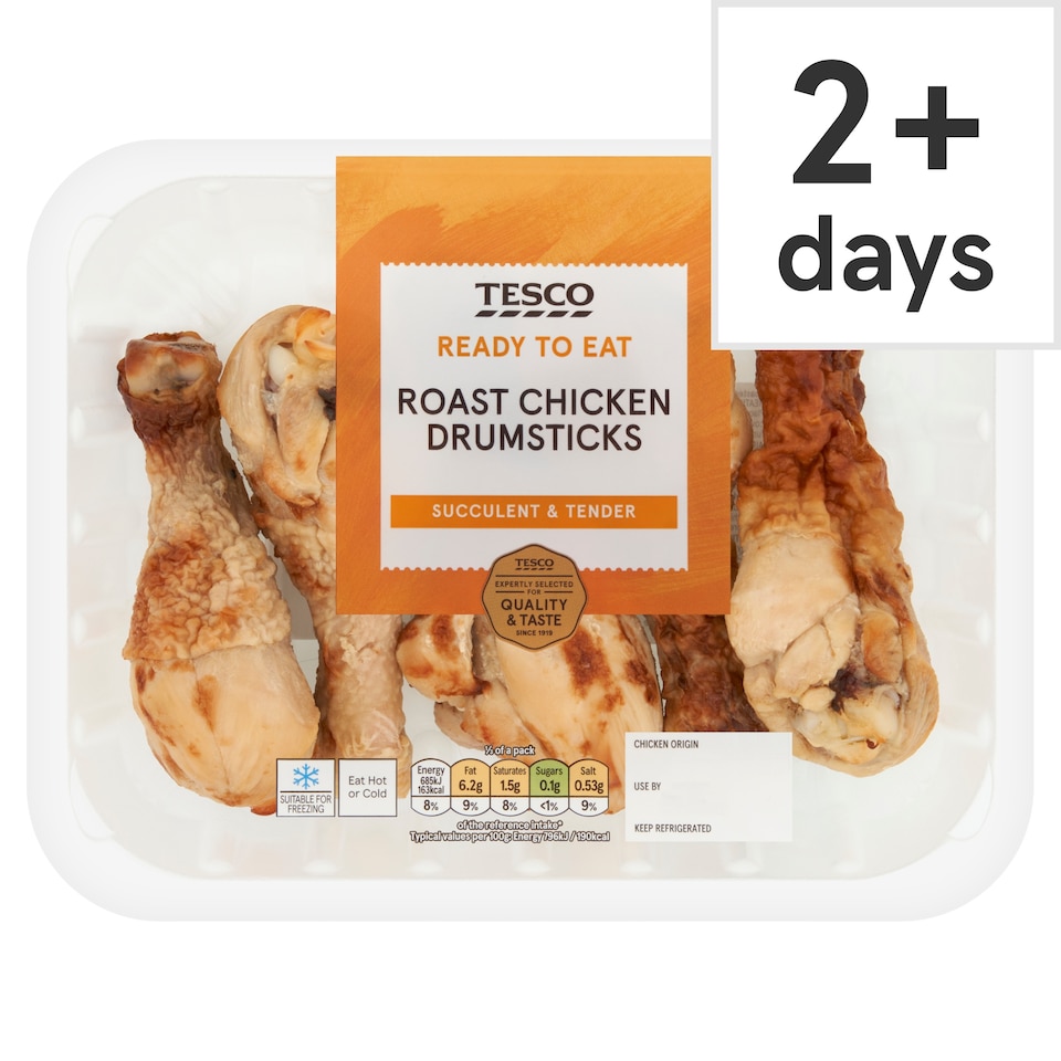 Tesco Roast Chicken Drumsticks 430g