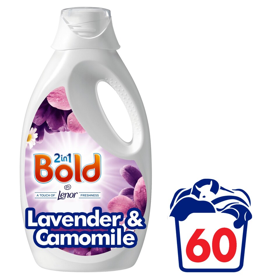 Bold Washing Liquid Lavender And Chamomile 60 Washes 3L
