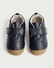 image 2 of F&F Baby Bear Embroidered Prewalker Pram Shoes in Navy