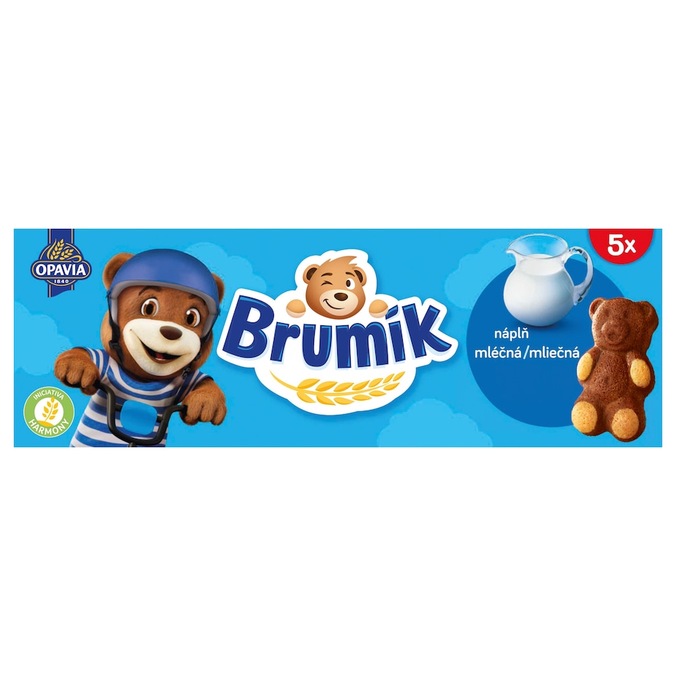 Opavia Brumík Milk Filling Sponge Cake 150 g