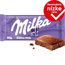 Milka čokoláda Mliečna z alpského mlieka 90 g