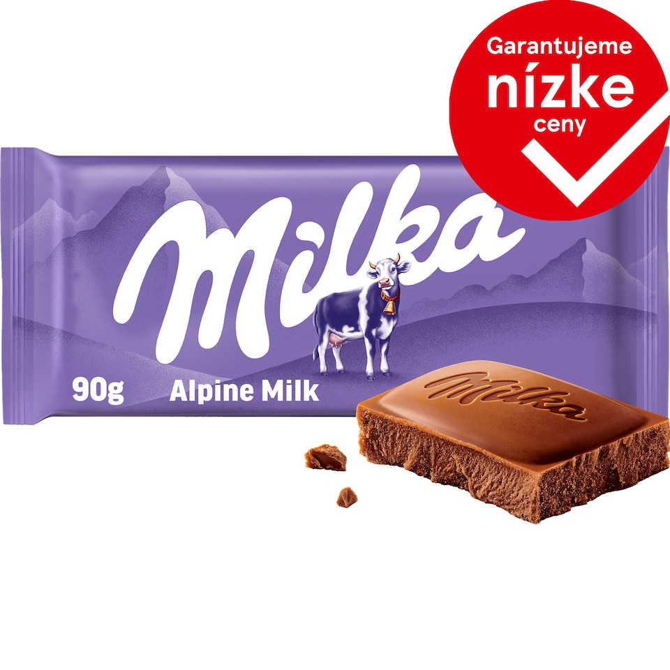 Milka Alpine Milk Chocolate 90 g