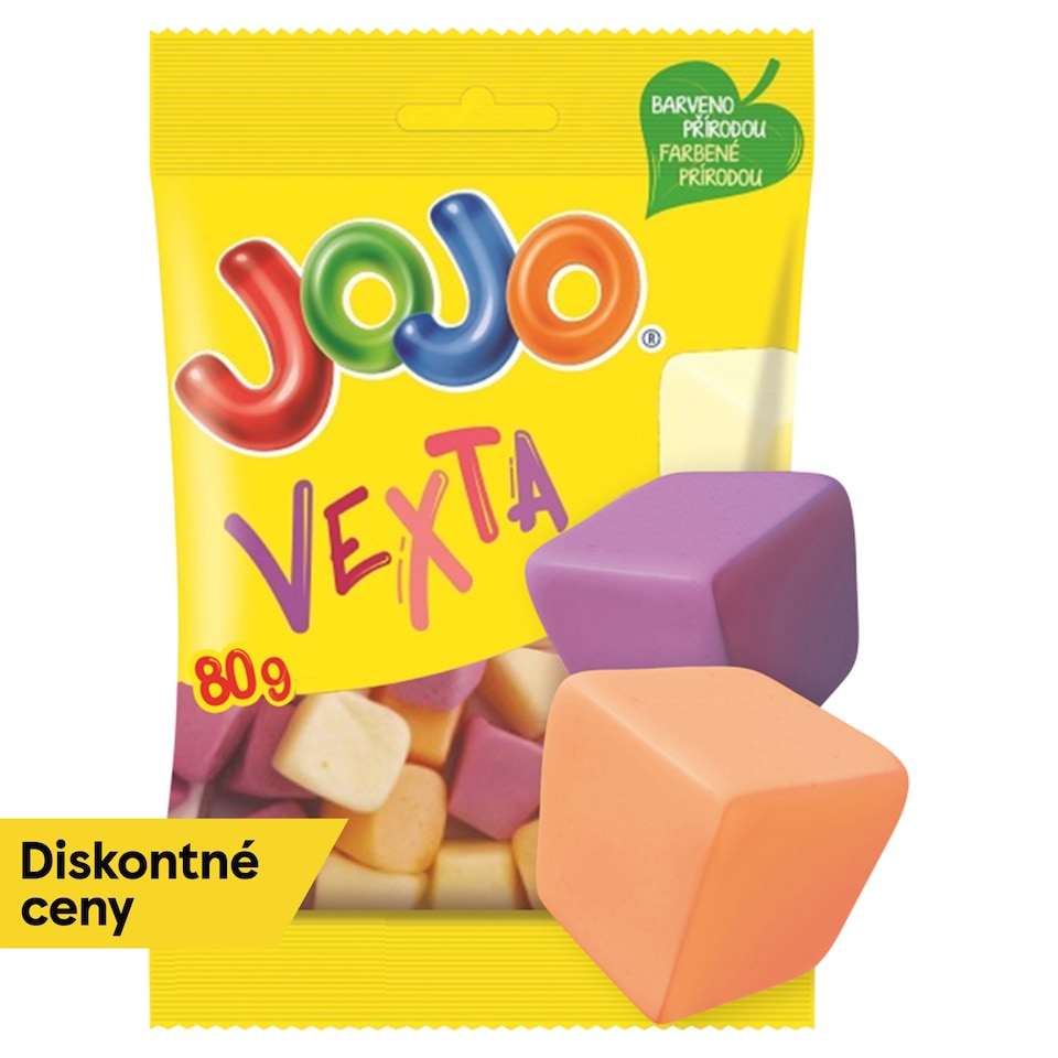JOJO Vexta Jelly Candies with Fruit Flavors 80 g