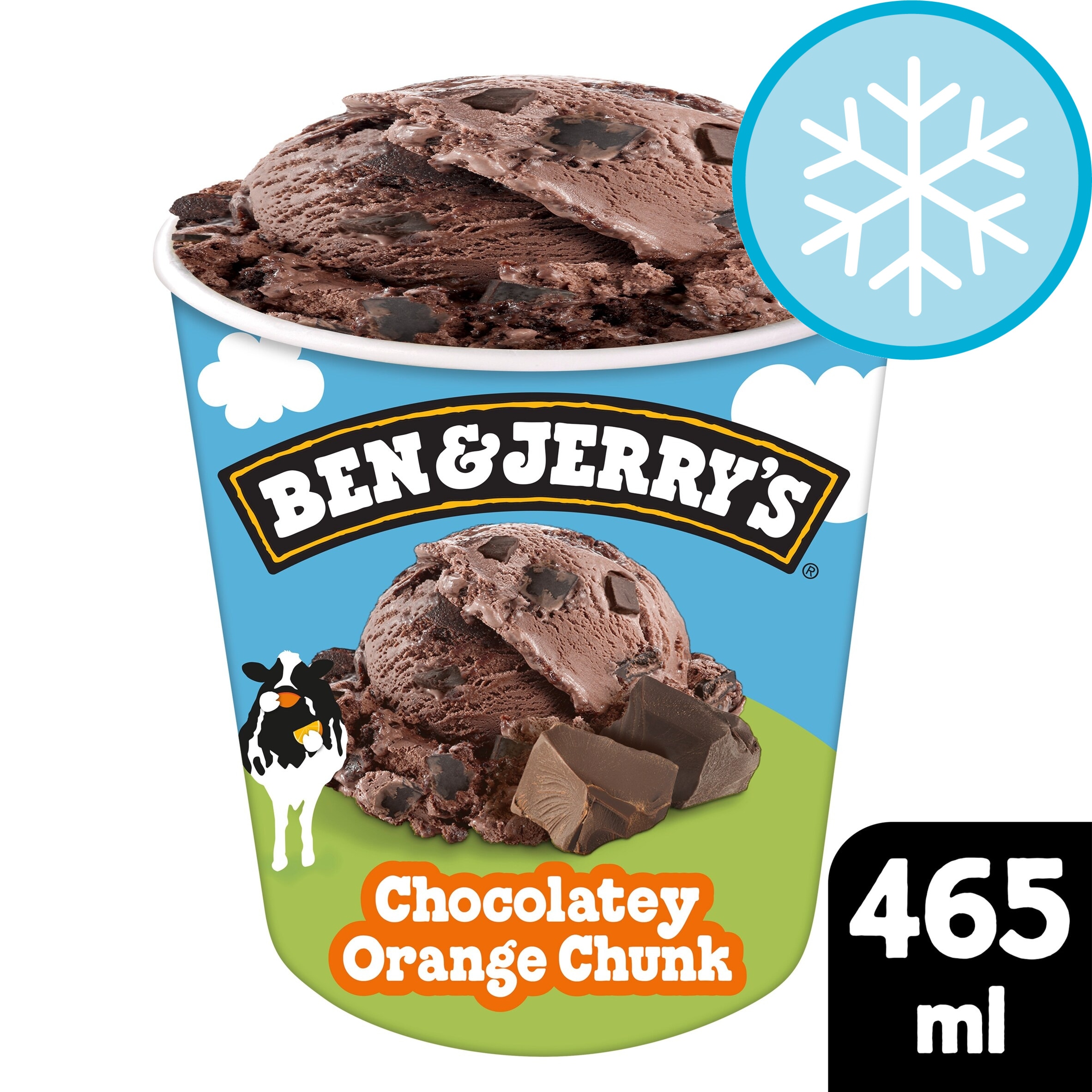 Ben & Jerry’s Chocolatey Orange Chunk Ice Cream Tub 465ml