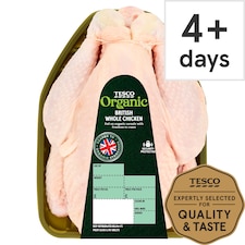 Tesco Organic Whole Chicken
