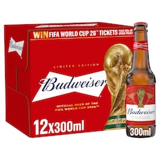 Budweiser Lager Beer 12 X 300Ml