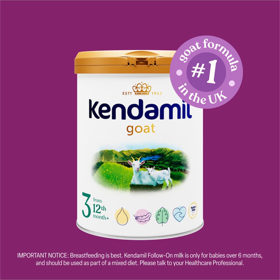 image 1 of Kendamil Goat Toddler Milk 3 From 12 To 36 Month 800G