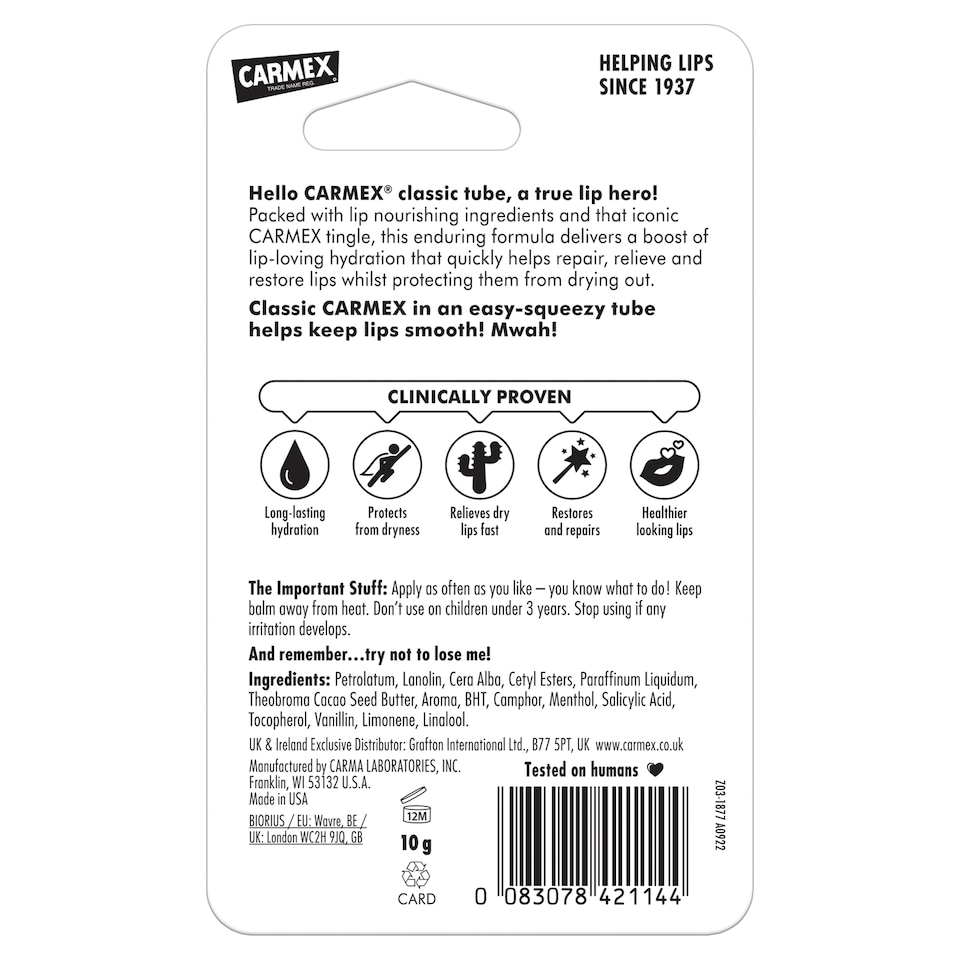 image 1 of Carmex Lip Balm 10G