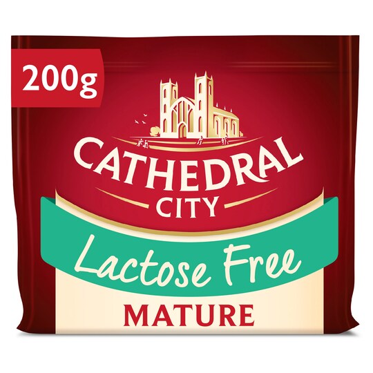 Cathedral City Lactose Free Mature Cheddar 200G - Tesco Groceries