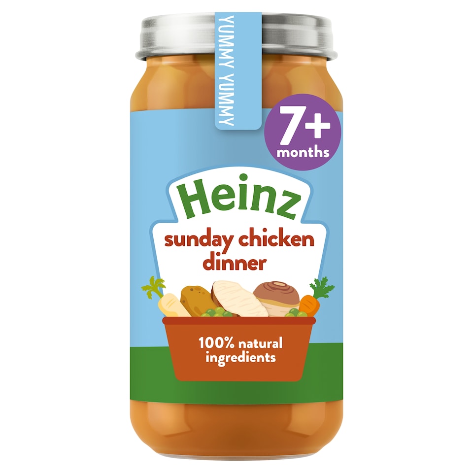 image 1 of Heinz Sunday Chicken Dinner Baby Food Jar 200g