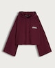 image 4 of F&F Active Cotton Rich Weekend Wellness Studio Hoodie in Burgundy
