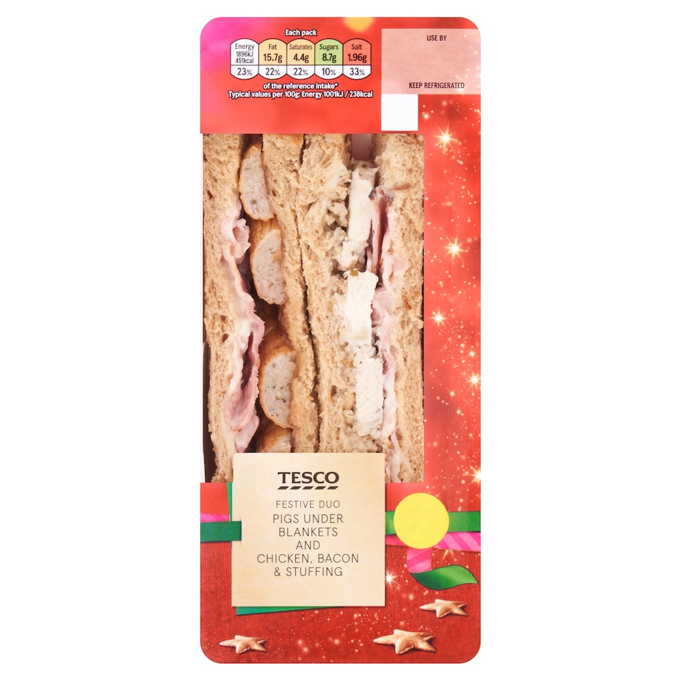 Tesco Festive Duo Sandwich