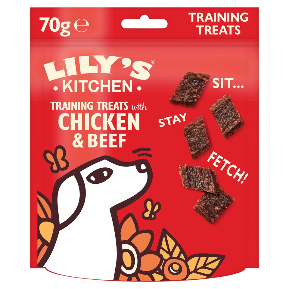 image 1 of Lily's Kitchen Training Treats with Chicken & Beef for Dogs 70g