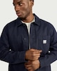 image 1 of RDA Pure Cotton Button Up Worker Shirt in Navy