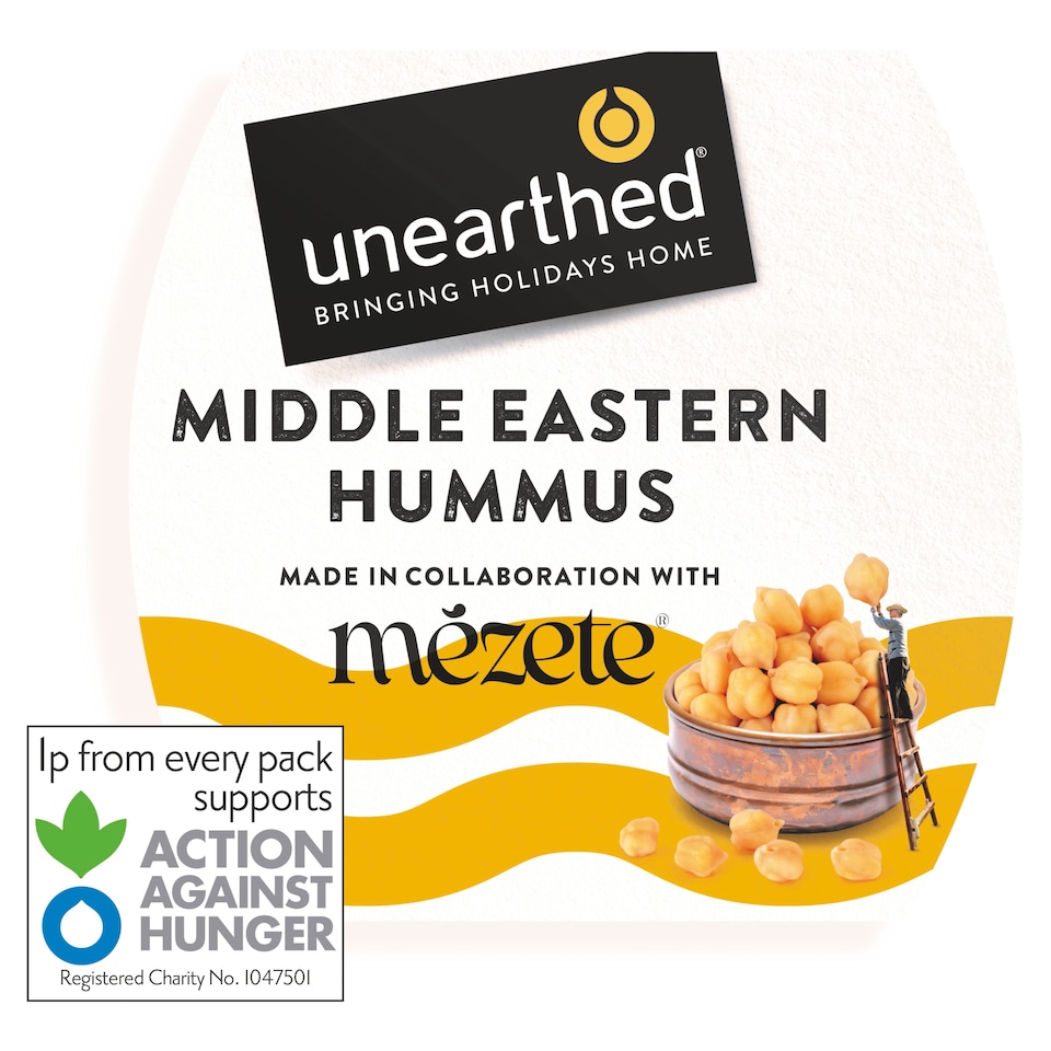 Unearthed Middle Eastern Hummus With Mezete 200g