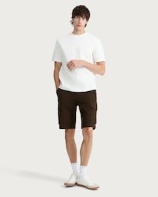 F&F Cotton Rich Cargo Shorts in Brown
