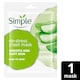 image 1 of Simple Kind To Skin De-Stress Face Sheet Mask 21Ml