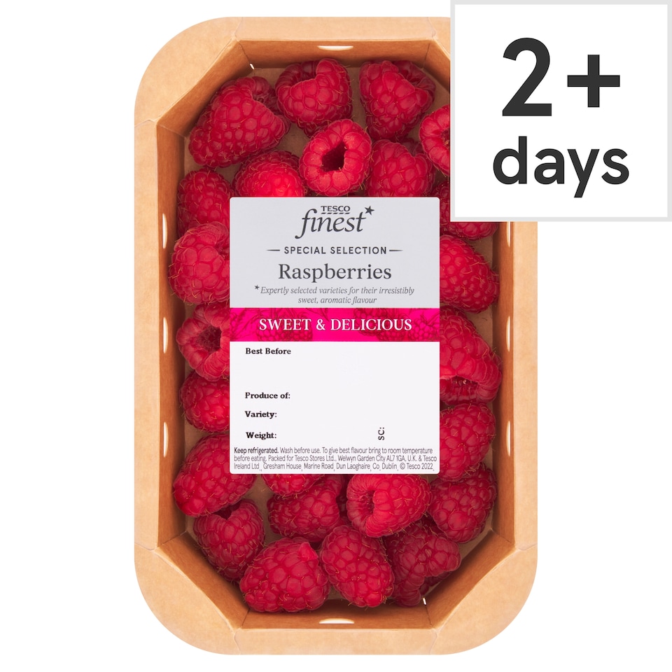 Tesco Finest Raspberries 150G